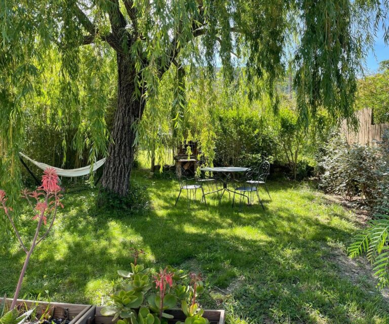 Gite les courtines - jardin